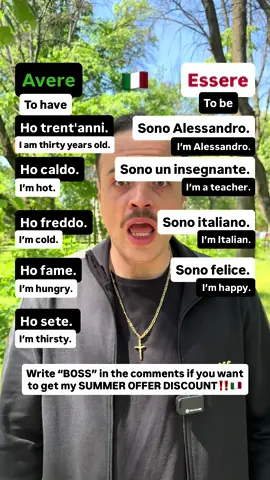 A post by @theitalianlanguageboss on TikTok caption: Email me to get my limited SUMMER OFFER DISCOUNT‼️ Boss@theitalianboss.com 