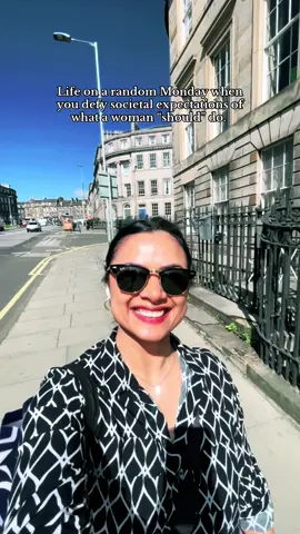 A post by @ogbhangralicious on TikTok caption: Live your life babes ✈️ #travel #independentwoman #feminism #bhangralicious #amreengill #edinburgh 
