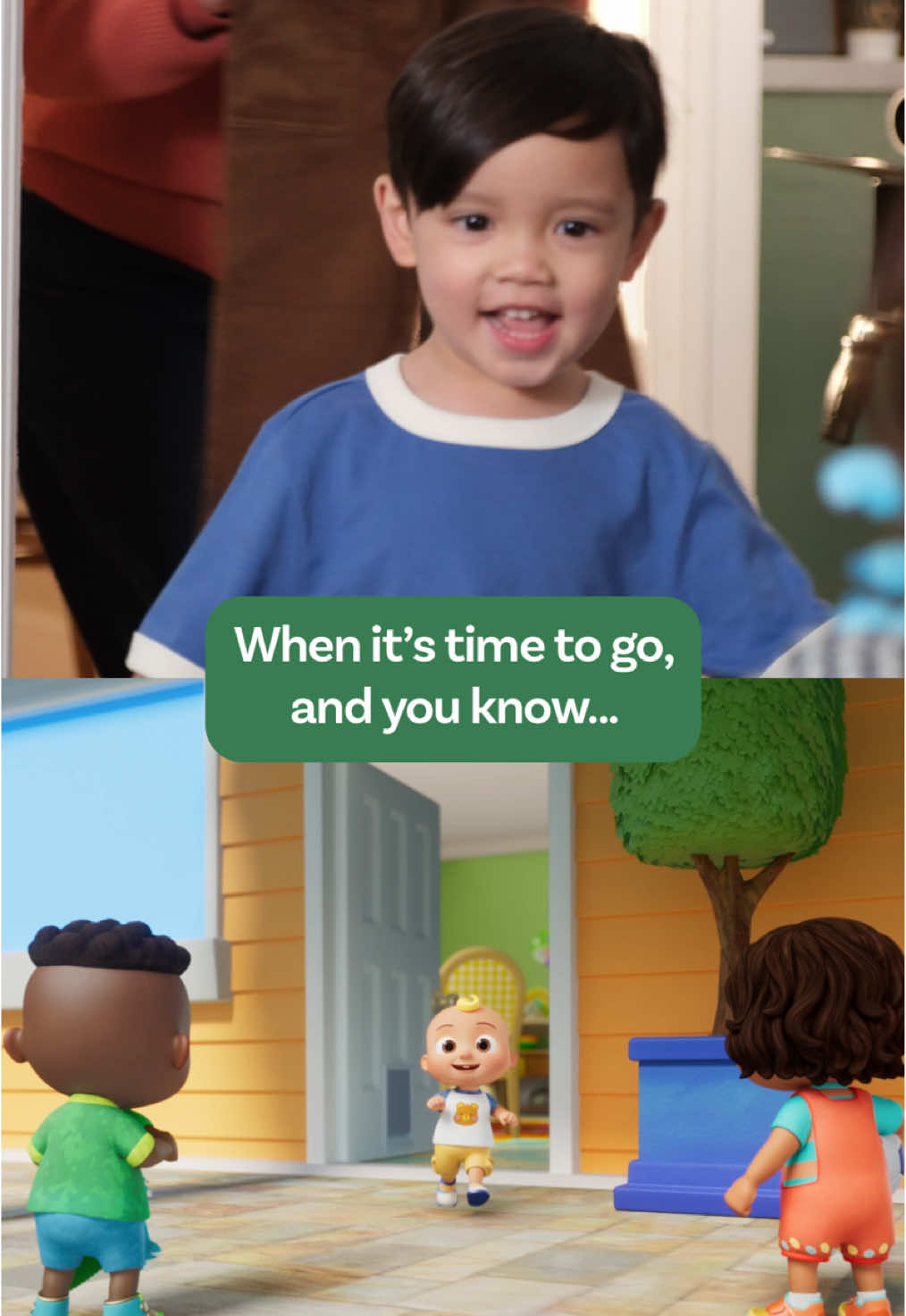 A post by @cocomelon on TikTok caption: Helping little ones go from uh-oh to potty pro 💪 #CoComelonCanHelp #PottyTrainingResources 