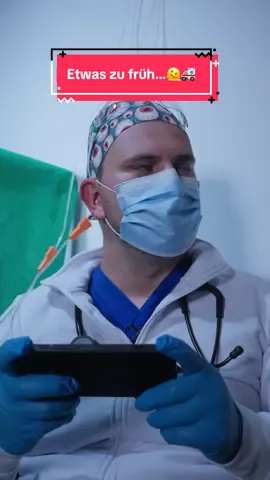 A post by @robmedc on TikTok caption: Ja ich würde sagen wir sind etwas zu früh bestellt worden 😅🚑 #rettungsdienst #humor #112 #medizin 