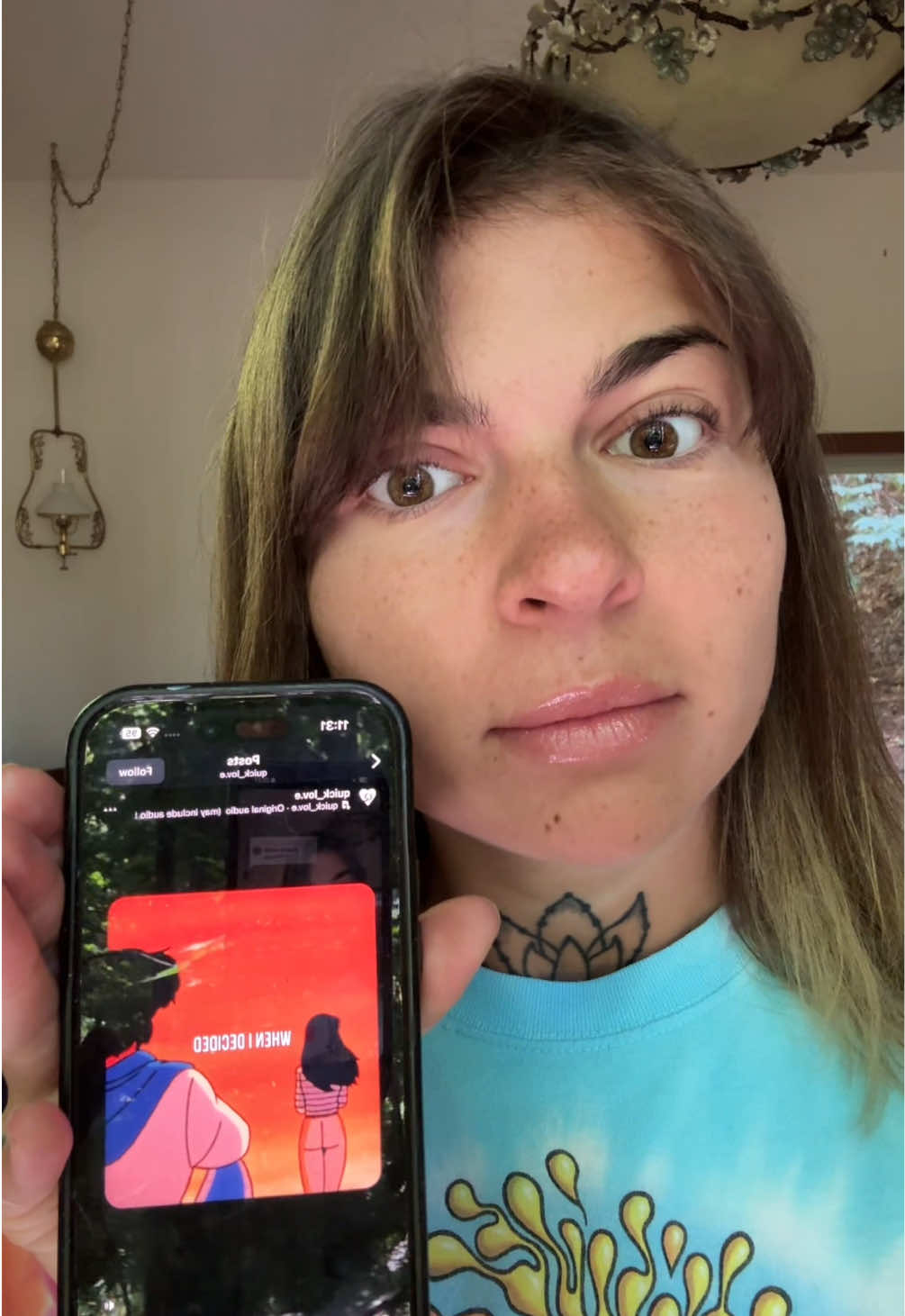 A post by @lilbadblueeee on TikTok caption: Replying to @𝚂𝚎𝚔𝚒💌 literally ruined me