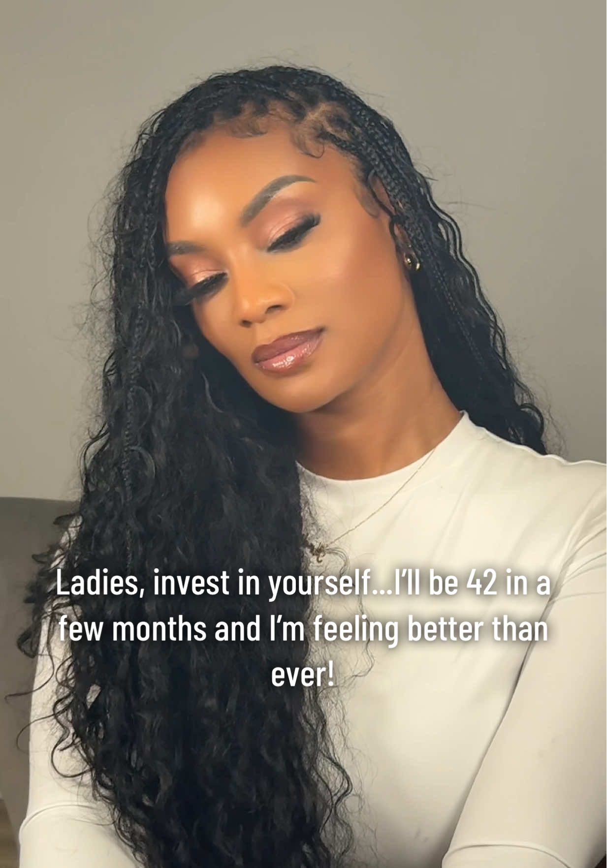 A post by @ardiej83 on TikTok caption: Do the work inside and out✨ #GlowUp #confidence #selflove #fyp 