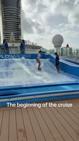 A post by @jennapryhurt on TikTok caption: First time ever surfing on a flow rider and now I’m addicted 😭🤙🏻