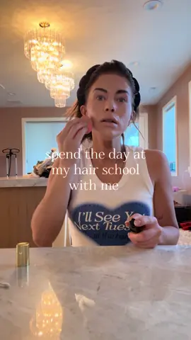 A post by @_justjessiiii on TikTok caption: Days at @JZ Academy are my fav 🥰 we had a new class start today and then we did a lived in color class for the other students! #DayInMyLife #hairschool #momtok #utahhair #hairtok