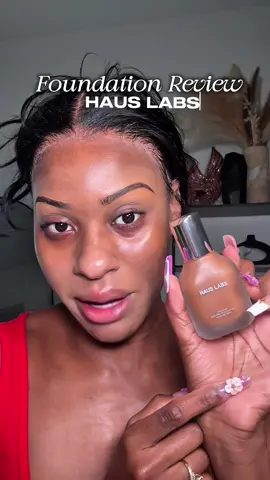 A post by @theabbynicole on TikTok caption: @Haus Labs by Lady Gaga TRICLONE FOUNDATION 10/10 #hauslabs #triclonefoundation #tricloneskintechfoundation #makeup #foundationreview #tiktokshopfinds #houstoninfluencer #houstoncontentcreator 