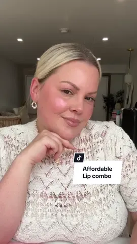 A post by @selenamup on TikTok caption: I finally found the @Taylor Paul lip combo and it did not disappoint!  Liner “nude” @revlon  Gloss “soft rose” @Milani Cosmetics  #lipcombo #nudelips #makeuptutorial #taylorfrankiepaul 
