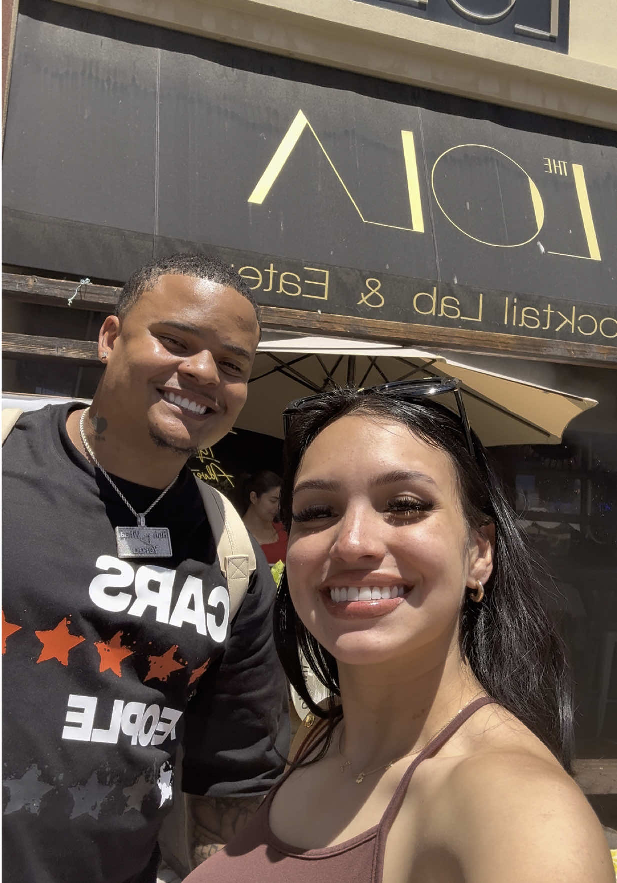 A post by @lilversachi on TikTok caption: Such a great time filled with even better vibes and food ✨🤍 @The LOLA AZ #foryou #fy #fyp #viral #brunch #brunchtok #az 