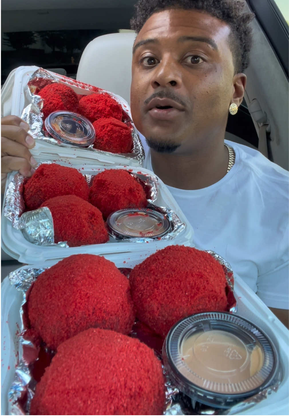 A post by @shawnfoodreviews7 on TikTok caption: Viral for a reason 🔥 @Papi’s Hibachi Grill #fyp #hotcheetos #mukbang #fypシ #Foodie #review #mukbang #tastetest #foodtiktok #tiktokeats 