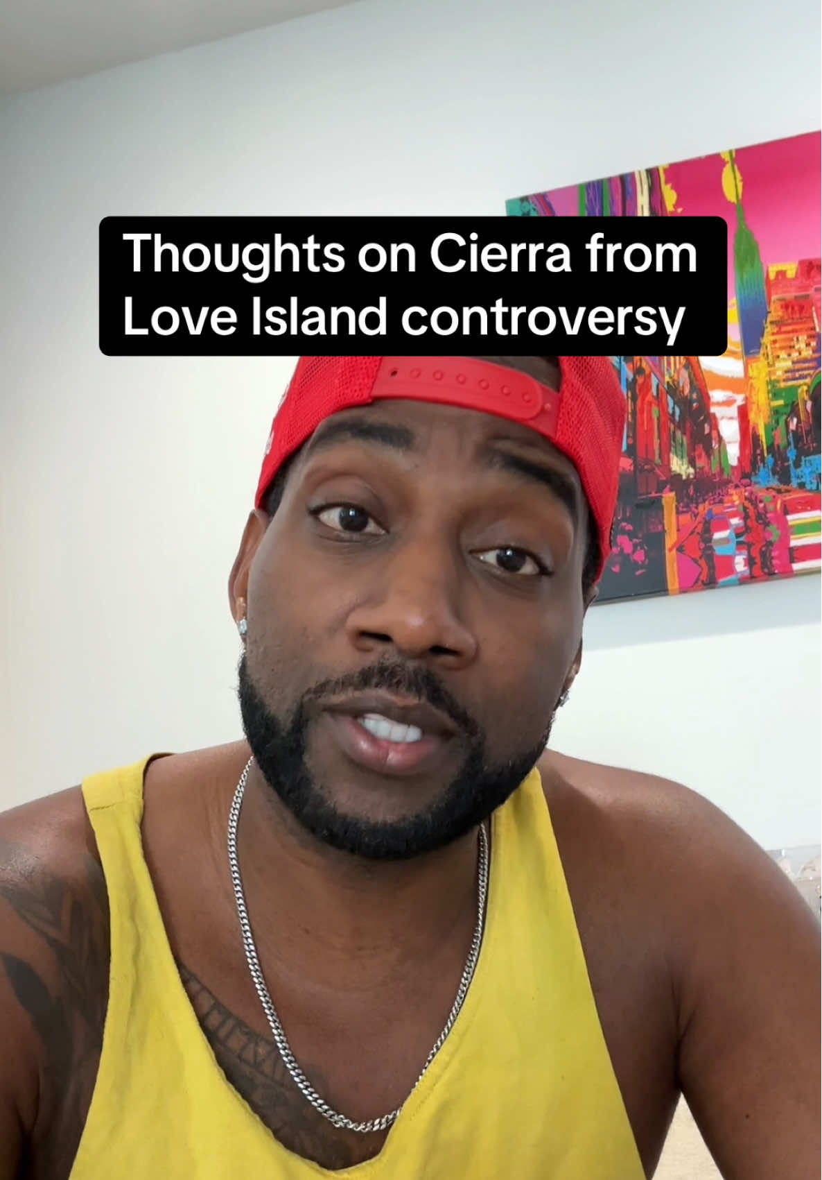 A post by @ on TikTok caption: Cierra from Love Island 🏝️ controversy. 🤔