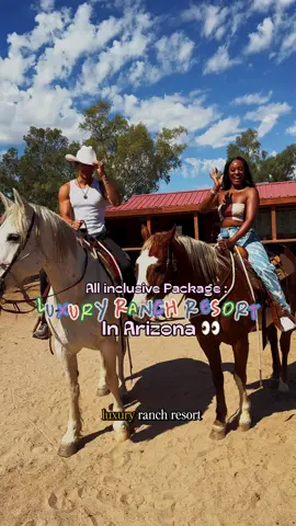 A post by @aieshabeasley on TikTok caption: 🐴 I’ts time we talk about Rancho De Los Caballeros Luxury Resort —a one of a kind travel destination in Arizona!  🤠 Welcome to authentic Southwestern living in the heart of Wickenburg! You’ll find traditional ranch experiences including sunset cookouts, rodeo activities, horseback riding, and fun activities for the kids. Adults also get to experience all the fun with golf courses and full treatment spa services! You can find other cool acitivities like archery, pickleball, tennis, trap & skeet shooting, nature guides and more!  🍽️ The culinary scene here can be as diverse as dining underneath a blanket of stars at a cookout with ranch games or having a luxurious fine dining experience at the ‘19’ the newest fine dining restaurant concept at Rancho De Los Caballeros. (Pro Tip: Dress code is required) 💫 Although I’m a city girl at heart, I had so much fun getting to know the cowgirl side! 😂 If you’re looking to unplug with the family this is an awesome experience from the normal resort spots. I think this is also great for bigger events like weddings and team events!  🌵Arizona is constantly growing and developing one of a kind experiences, this spot is definitely a bucket list place! What do you guys think? Would you go here? Let me know in the comments! 🤩 Tag someone you want to visit @ranchodeloscaballeros with in the comments! 🐎 Location 📍 1551 S. Vulture Mine Road Wickenburg, AZ 85390 United States ___________________________ #arizona #travel #vacation  wickenburg arizona, arizona places, wellness destination, bucket list, things to do, outdoor activities, ranch, visit arizona, wrangles, getaway, staycation, wedding venues, hotels