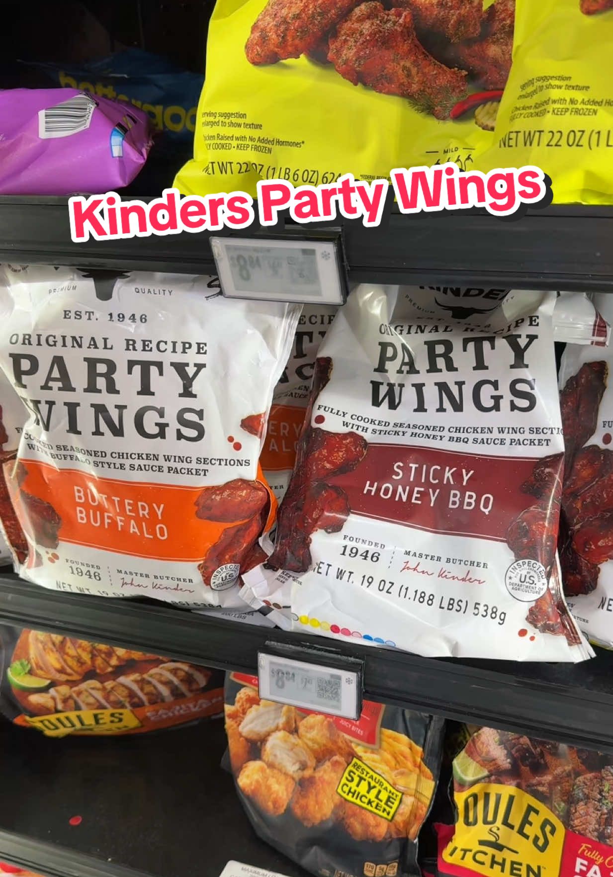 A post by @thelavelleshow on TikTok caption: Kinders now has wings friend?! 👀 #Kinders #kinderseasoning #wings #walmartfinds #thelavelleshow @Kinder's Flavors 