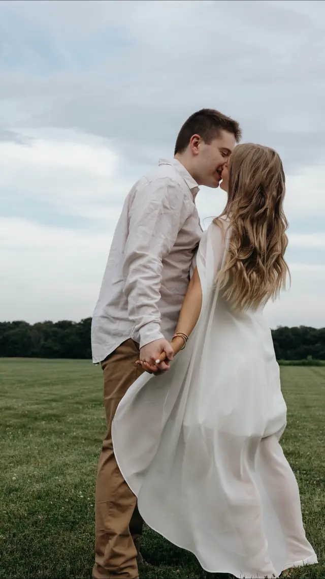 A post by @adaleenichols on TikTok caption: @Astrid | Photographer #2025bride #bridetobe #wedding #weddingtiktok #weddingplanning #bride #bridesoftiktok #highschoolsweethearts #engaged #engagement #fiance #engagementphotos #Relationship #bridetok #bridaloutfit #photoideas #photoshoot 