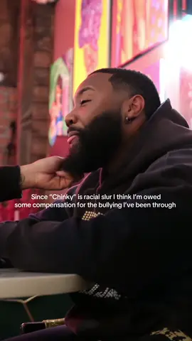 A post by @angielolo on TikTok caption: Since “chinky” is a racial slur, I’m coming to collect 😏 years of harassment fr. 