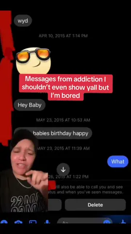 A post by @thejovialjunky on TikTok caption: #fypシ #texts #recoveringaddict #addiction #chaos #chaotic #storytime #