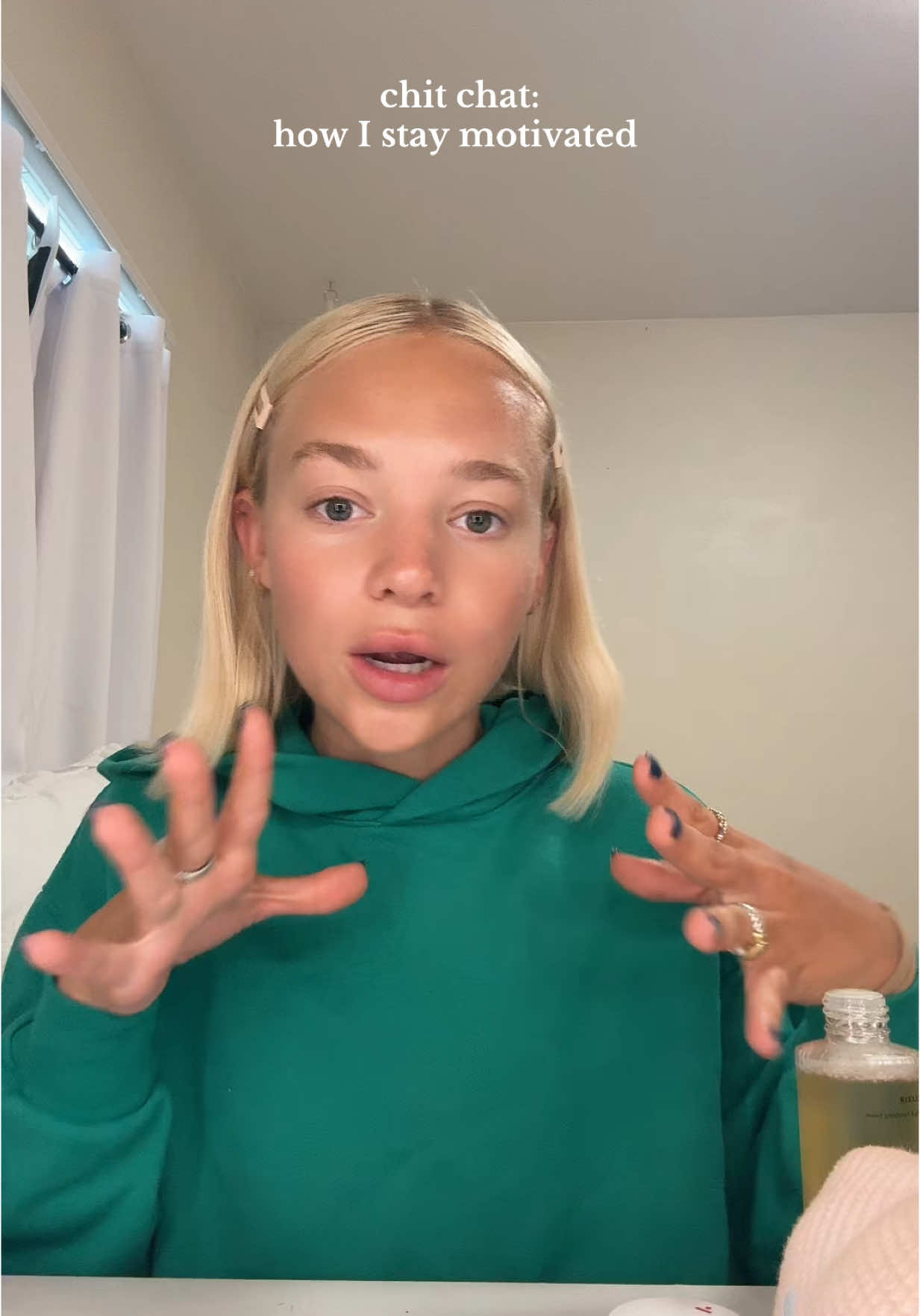 A post by @averykroll1 on TikTok caption: creating habits and routines especially as a student with no structure is what has made the biggest difference in my motivation 