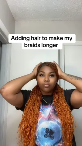A post by @taylorbnice on TikTok caption: how to make old braids look new ##hair ##braids ##grwm##doingmyhair ##datenight
