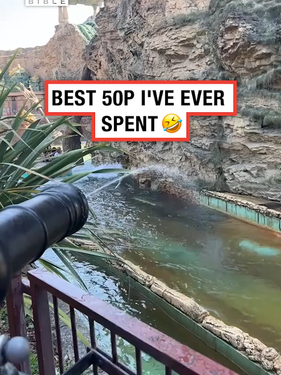 A post by @ladbible on TikTok caption: He wasn't happy 😅 (🎥: Collab) #ladbible #funnyvideos😂 #omg #pranks #watersprayer #angry