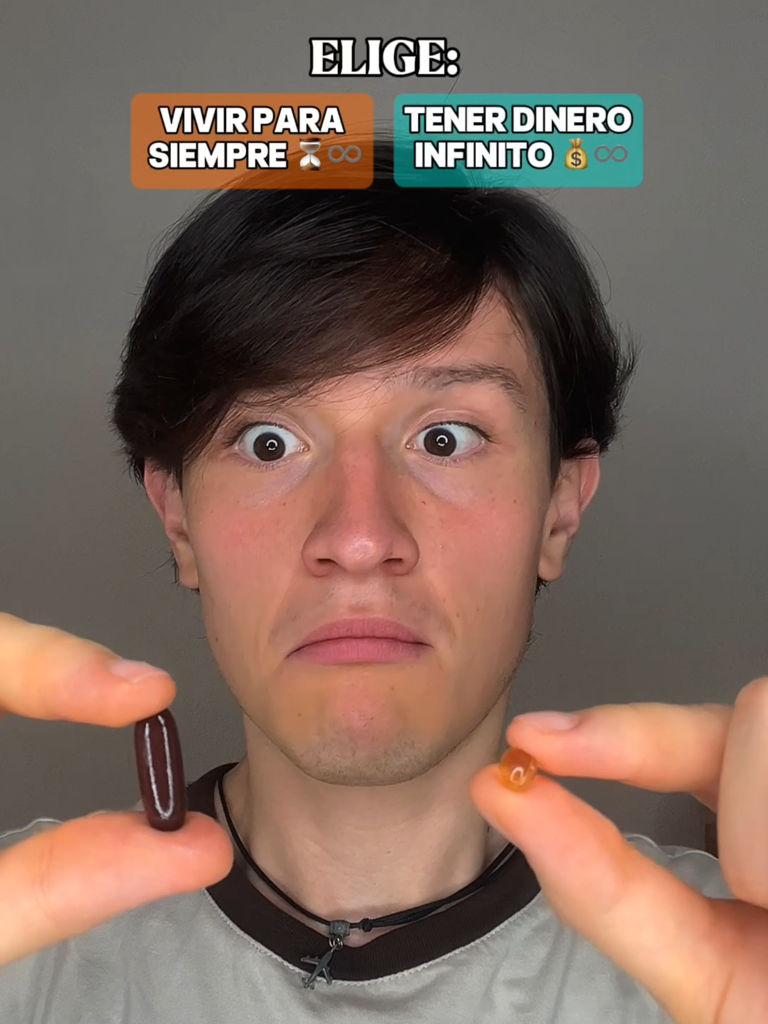 A post by @fabrublacutt_ on TikTok caption: Esta PASTILLA te da tiempo de vida INFINITA 😱💊 #Storytime #POV