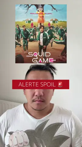 A post by @abregefrere on TikTok caption: ⚠️🚨ALERTE SPOIL : après ne me dites pas que je ne vous ai pas prévenu 😂 Vous en avez pensé quoi de la saison 3 ? #abregefrere #squidgame #netflix 