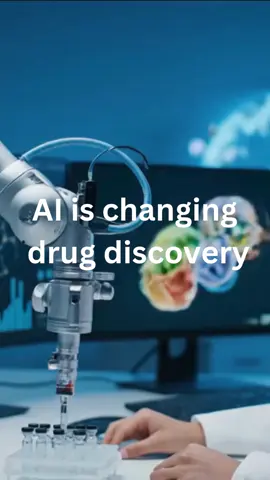 A post by @dropsknowledge on TikTok caption: AI is a game changer for drug discovery #artificialintelligence #ai #stem #4thofjuly 