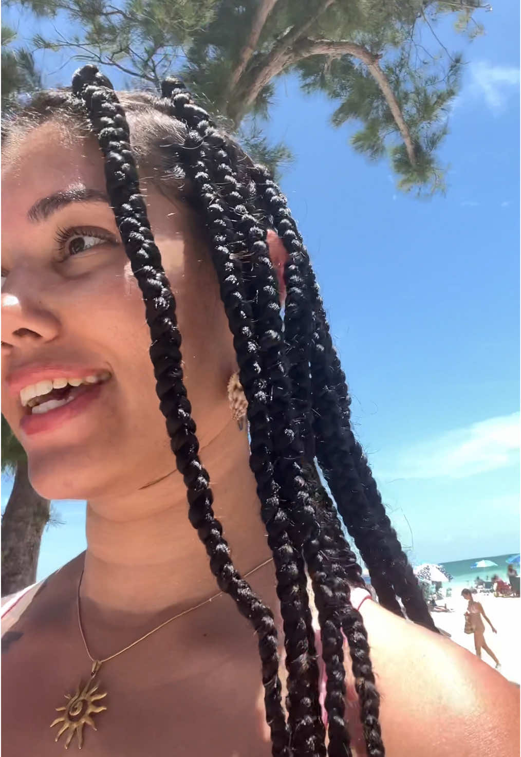 A post by @barbarasandre on TikTok caption: little drinky drinky off the beach☀️ I ain’t gone lie I was disappointed when I found out it’s a can drink but no complaints I was calm baby