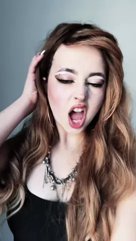 A post by @endomarf on TikTok caption: Actually unrecognisable #makeup #cosplay #style #fashion #makeuptrend 