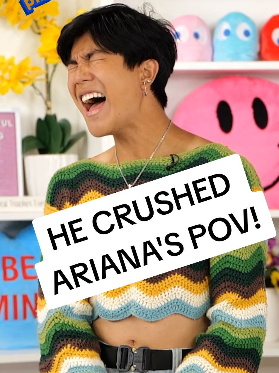 A post by @cherylporterdiva on TikTok caption: Would @arianagrande approve? @aeden #vocalcoach #filipino 