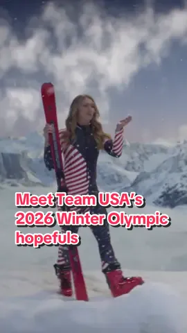 A post by @nbcolympics on TikTok caption: Meet Team USA’s 2026 #WinterOlympics hopefuls. ❄️ #olympics #behindthescenes #usa 