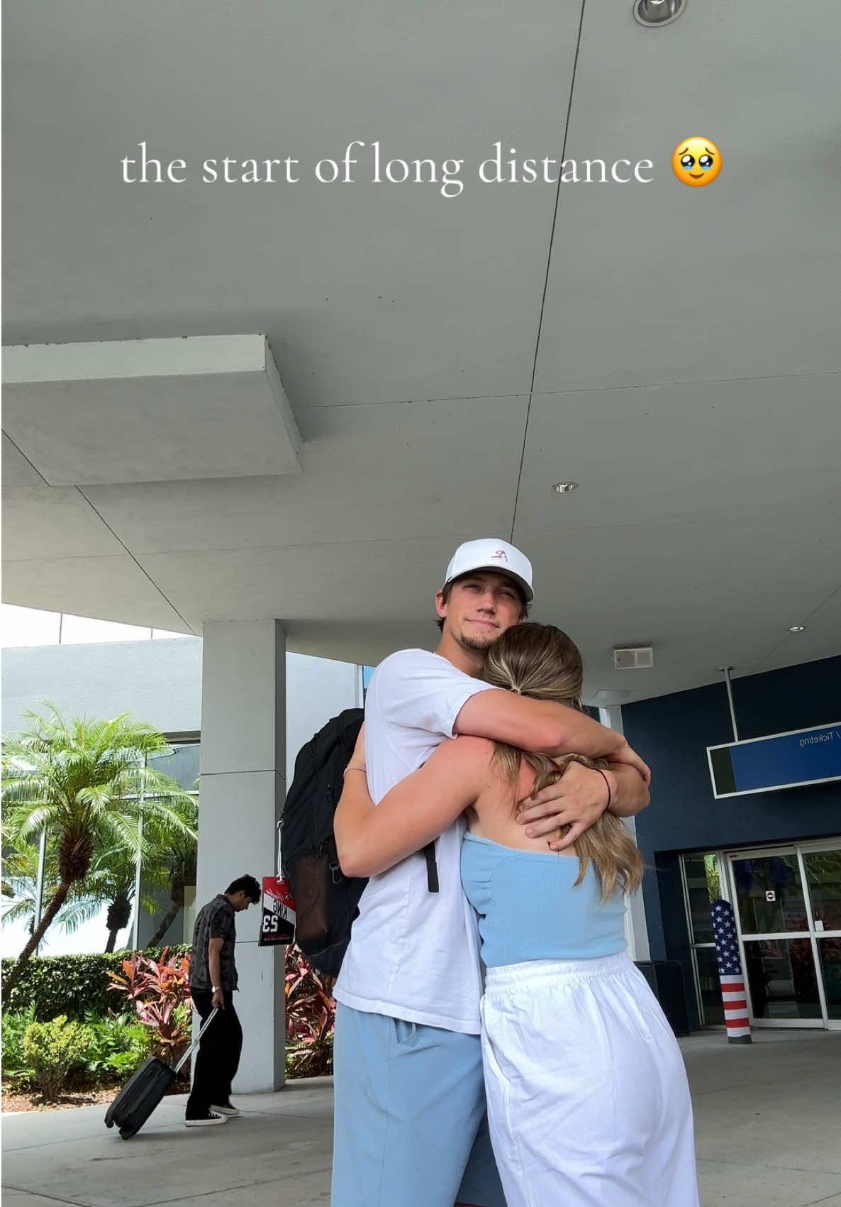 A post by @mckenna_mulholland on TikTok caption: I’ll see you soon❤️🥹 #longdistancerelationship #longdistance #loveyou 