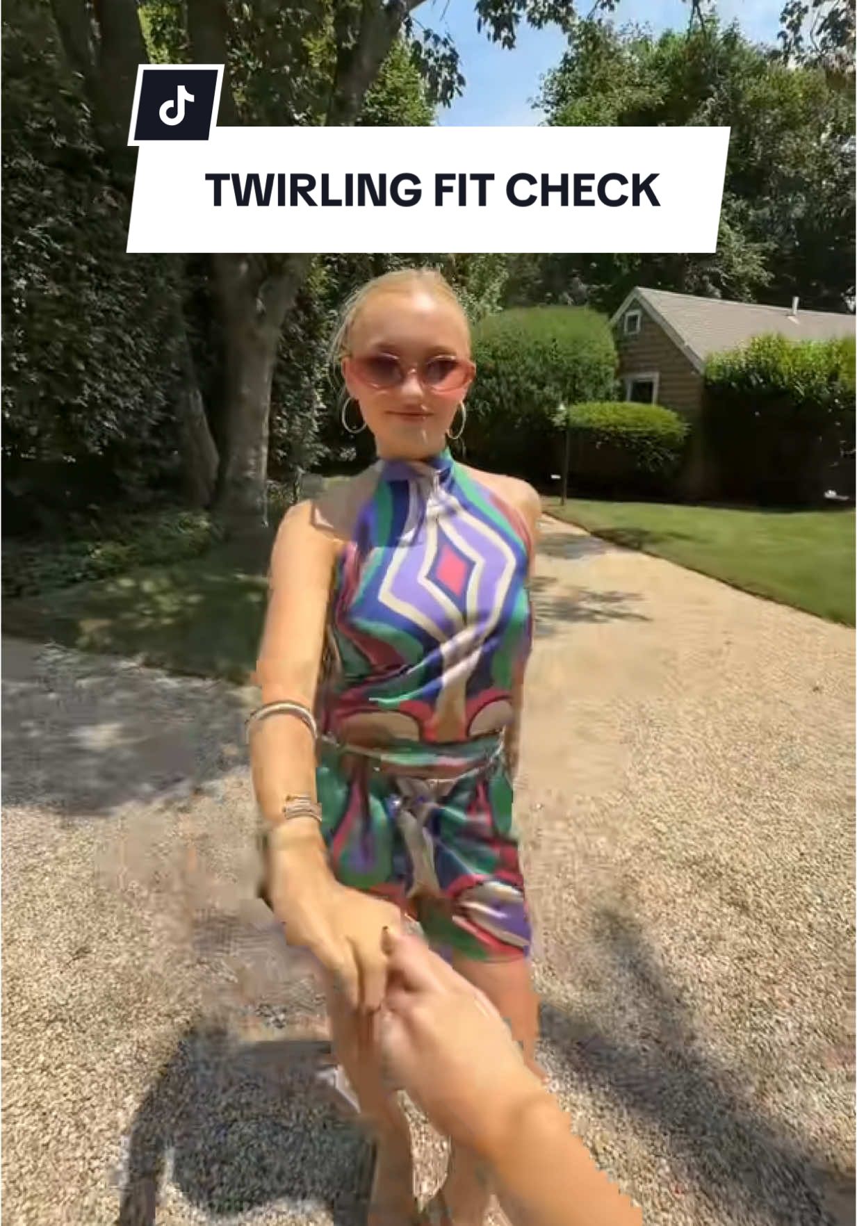A post by @revolve on TikTok caption: @HANNAH has us dizzy over these summer looks 🌀 We’re officially adding “twirling in cute outfits” to our hot girl summer agenda 💃 #REVOLVEsummer #revolve #revolvesummer #twirlingfitcheck #spinningintosummer #outfitinspo #OOTD #summeroutfits #foryou #fyp