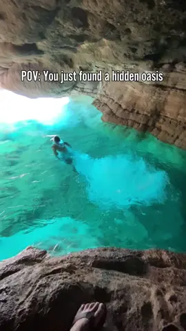 A post by @welcometoarizona on TikTok caption: 😍💧 Have You Been to Fossil Springs Yet? Tag a friend who needs to see this hidden turquoise oasis in Arizona!⁠ ⁠ This natural spring and cave can be reached by hiking the 8.3-mile Fossil Springs Trail near Strawberry, AZ. It’s one of the most stunning (and underrated!) adventures in the state — complete with caves, waterfalls, and crystal-clear water.⁠ ⁠ #ArizonasBest #FossilSprings #HiddenGemsAZ #ArizonaWaterfalls #AZHikingSpots #StrawberryAZ #ArizonaOasis #TurquoiseWaters #ExploreArizona ⁠ How to hike to Fossil Springs in Arizona