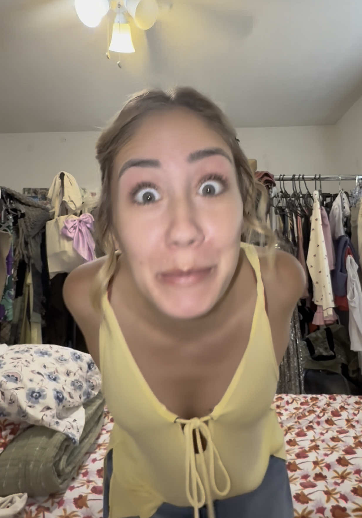 A post by @kaelyngutierrez on TikTok caption: POV a Pisces has to declutter 7 years of her stuff 