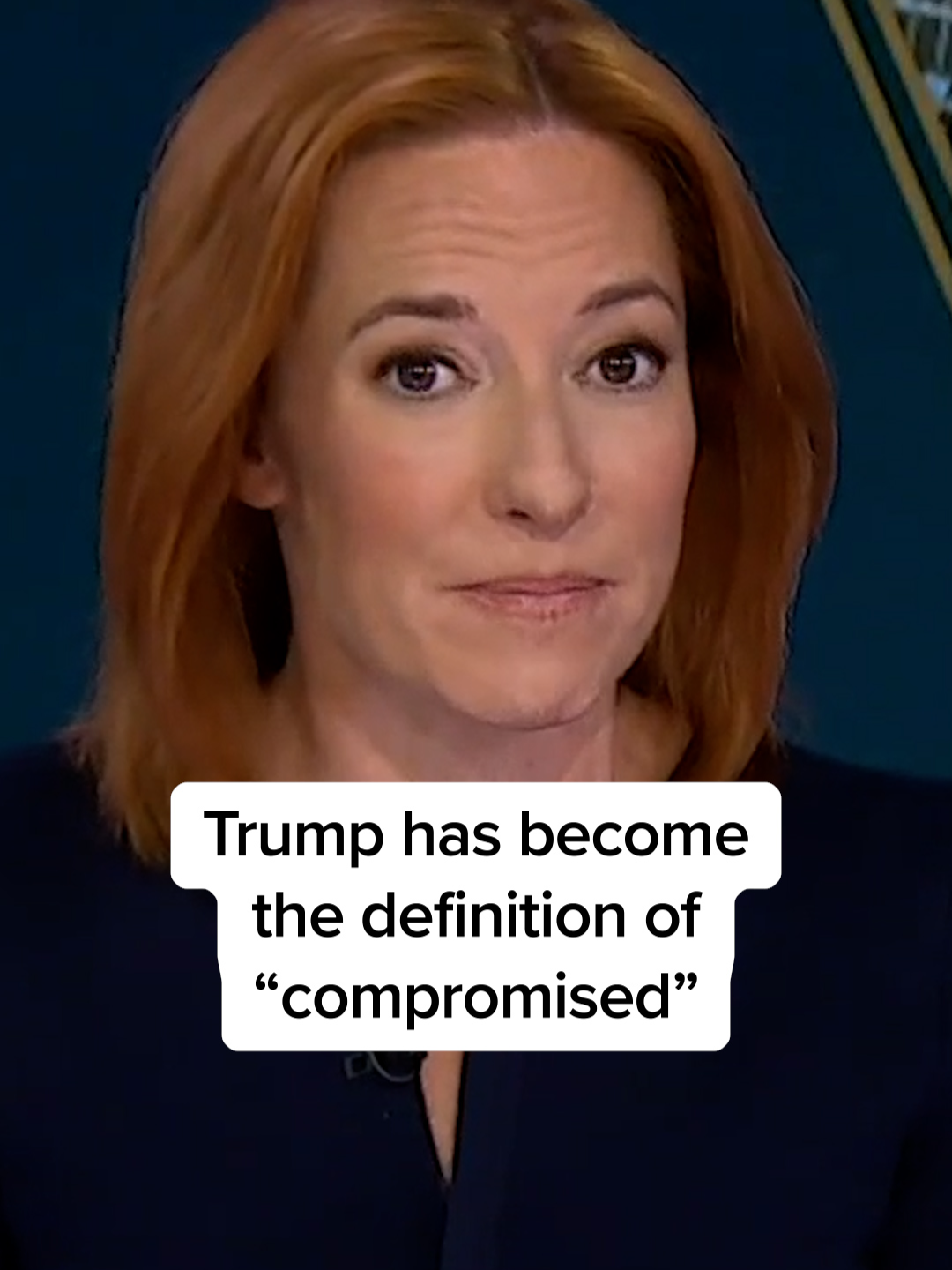 A post by @jenpsaki on TikTok caption: Even as Donald Trump is tanking the U.S. economy, he still has a knack for using his job to make money for himself. @msnbc