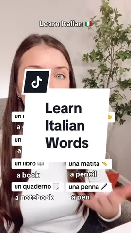 A post by @italianmatters on TikTok caption: #italianlesson #italian #italianlessons #italy 