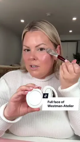 A post by @selenamup on TikTok caption: Let’s do a full face of @Westman-Atelier  These products are INCREDIBLE!!! How do you like the finished look? #westmanatelier #makeuptutorial #cleangirlaesthetic #naturalmakeup 