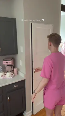 A post by @michaelduvallxo on TikTok caption: i feel so much better knowing my pantry, fridge & freezer are cleaned out 😌 #fyp 