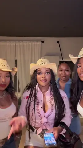 A post by @xoalyria on TikTok caption: Cowgirl night🐴 #fyp #cowgirl #girlsnightout 