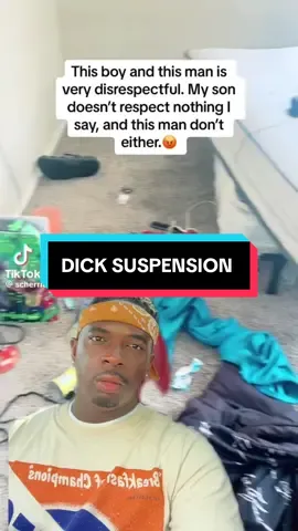 A post by @thechadthegr8backup on TikTok caption: Dick suspension #fyp #foryou #foryoupage #fypシ #men #women #relationships #BlackTikTok #blacktiktokcommunity #family #black #blacktok #greenscreenvideo 