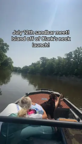 A post by @bolinsky_ on TikTok caption: Tar River! Greenville nc, Port terminal ramp or Clark’s neck ramp @9:30 be at the sandbar at 10! It’s the island right before the big bridge, come hangout and leave all the drama at home, will reply to any questions! #greenville #anyboatwelcome #sandbar #River 