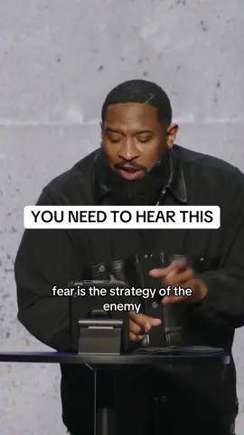 A post by @pastormikejr on TikTok caption: Don’t let FEAR win! #AmenPMJ #pastormikejr #pastormikejr 