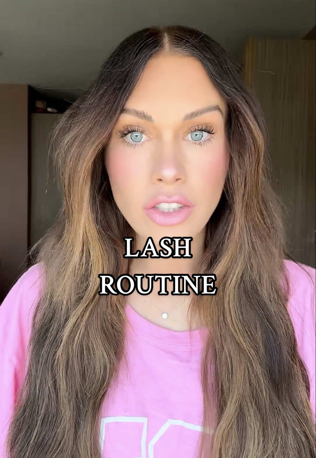 A post by @_justjessiiii on TikTok caption: My lash routine since taking off the extensions 👀🫶🏼 #lashroutine #grwm 