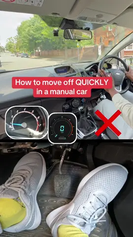 A post by @drivingtesttips on TikTok caption: How to move off fast in a manual car #drivingtest #drivinglessons #drivingtips #drivingtesttips 