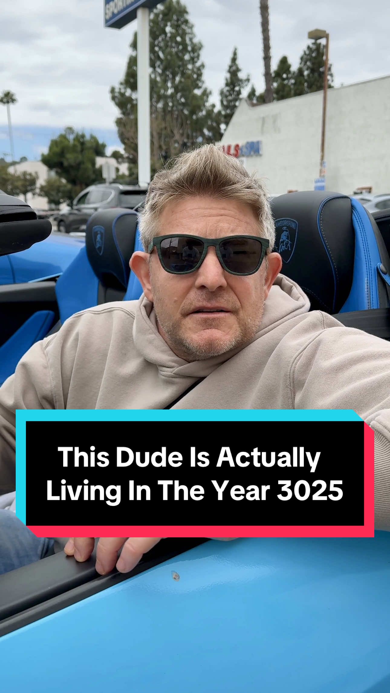 A post by @itsdanielmac on TikTok caption: They Say You Can't Drive A House 🤷‍♂️ #Lamborghini #JasonNash