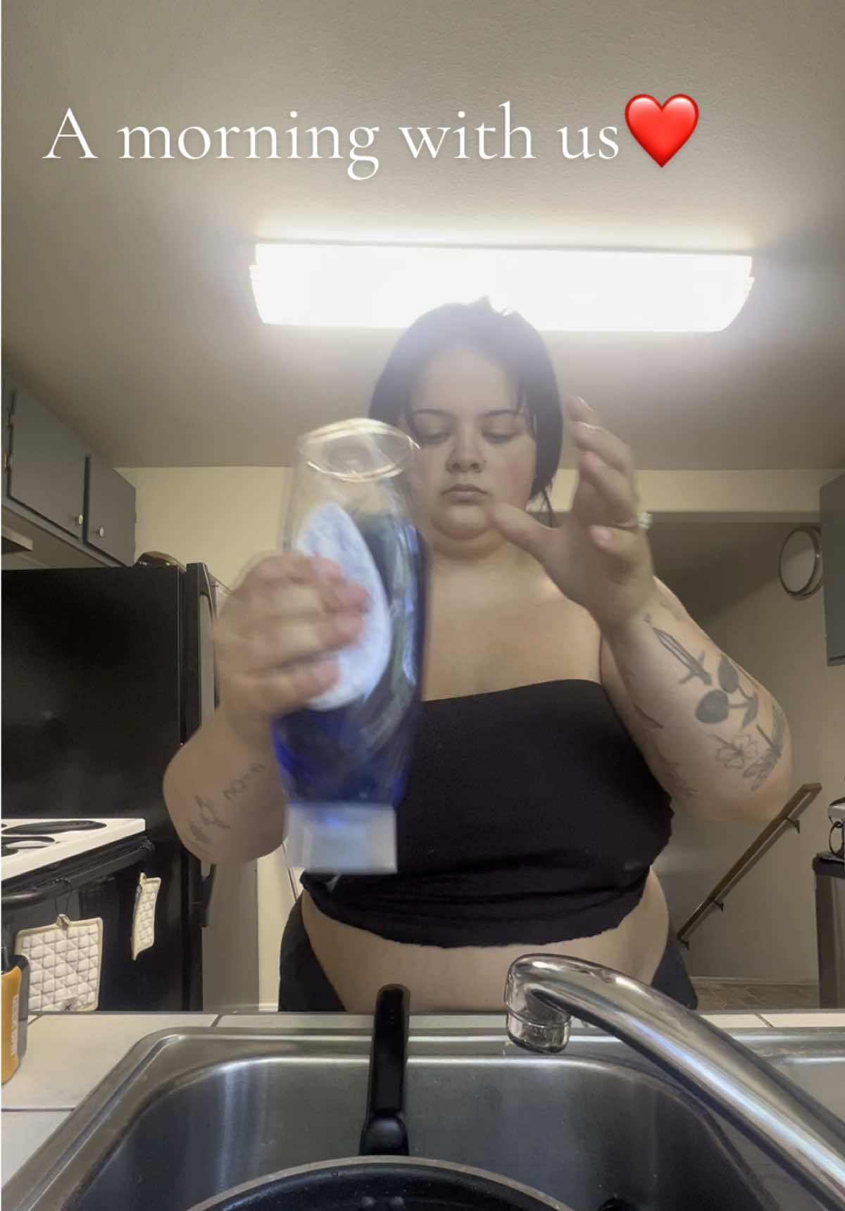 A post by @ on TikTok caption: One morning with my chaos…