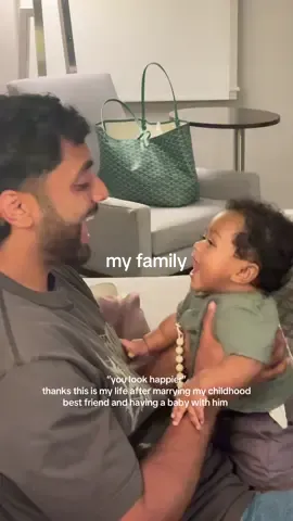 A post by @mattandkharli on TikTok caption: there’s nothing better than this 🥹 #mattandkharli #couplestiktok #husbandwife #cutecouple #baby #cute 