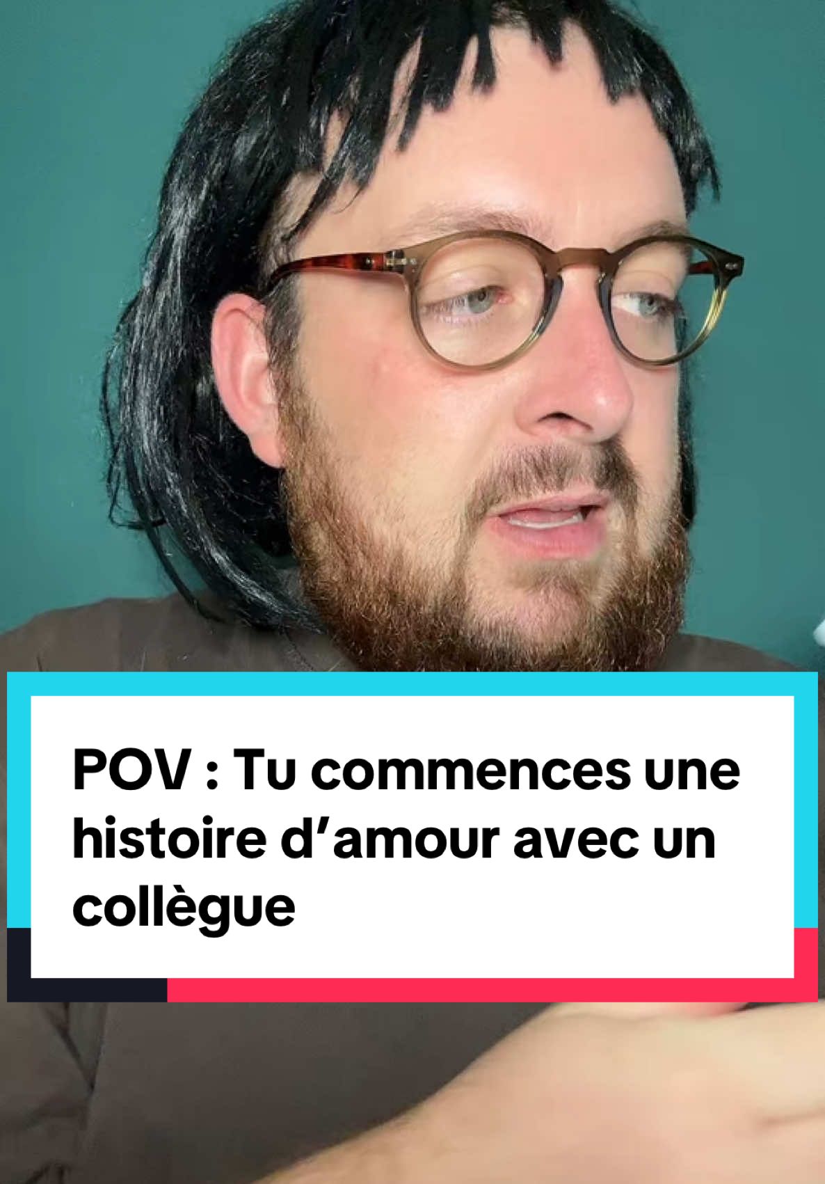 A post by @moguizoff on TikTok caption: POV : Tu commences une histoire d’amour avec un collègue