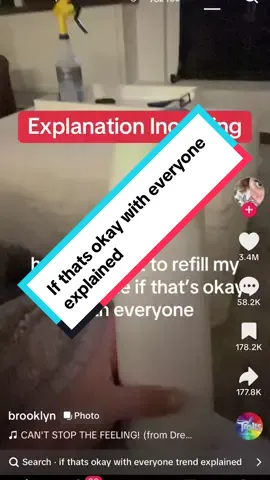A post by @pierochi on TikTok caption: If that’s okay with everyone trend explained 