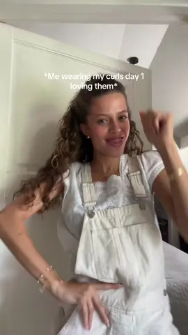 A post by @zarajanice on TikTok caption: Curlygirl struggles lol #hairtok 