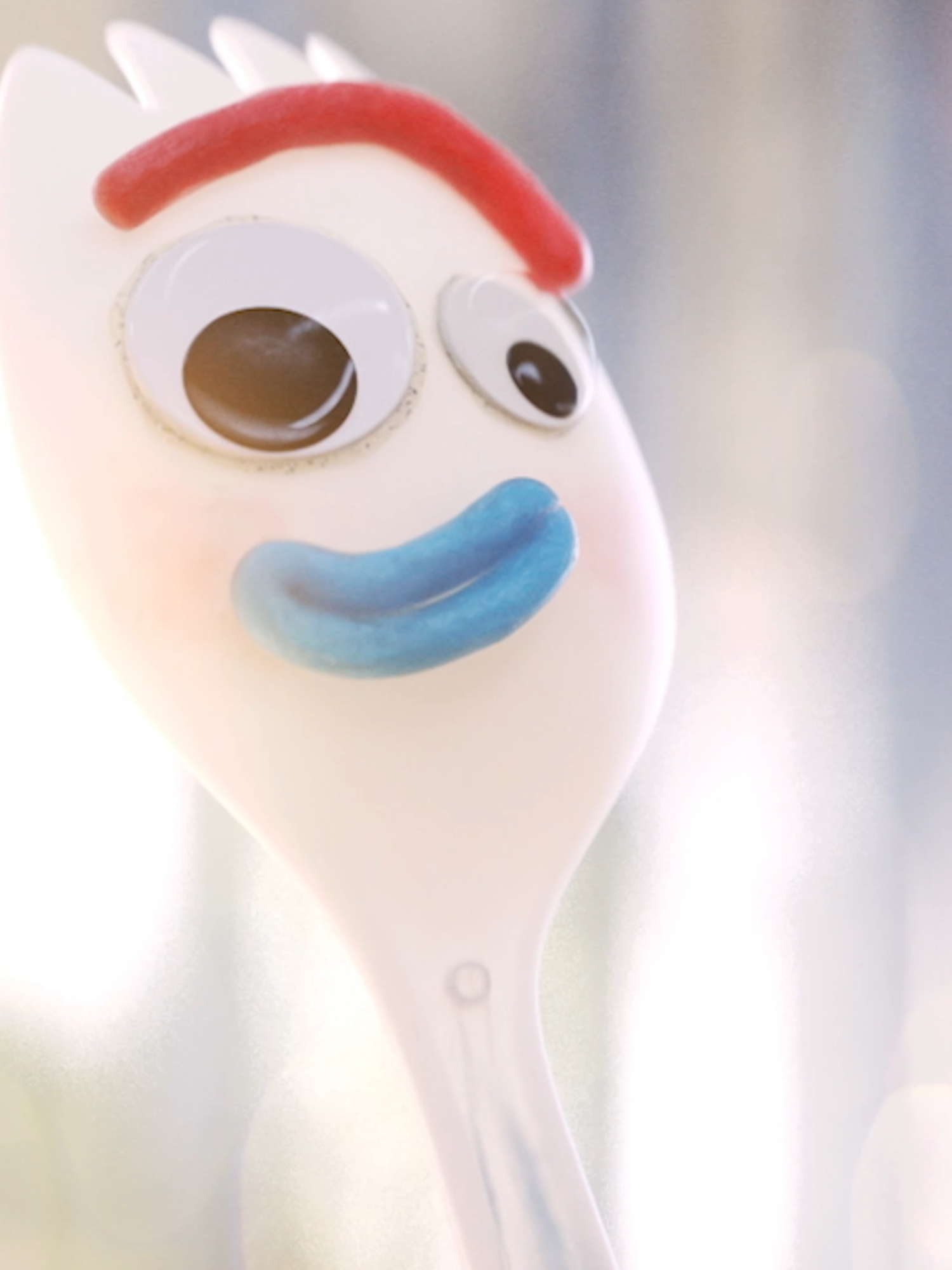A post by @pixar on TikTok caption: the creation of our beloved spork 🎥: Stream Toy Story 4 on #DisneyPlus #Pixar #Forky