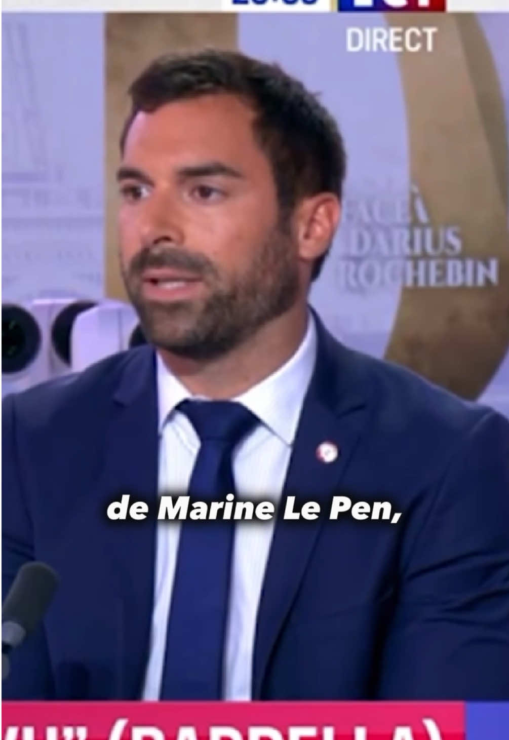 A post by @julienodoul on TikTok caption: Ils veulent tuer le Rassemblement National. 